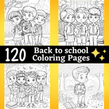 120 Back To School Coloring Pages Printable  POD Permission