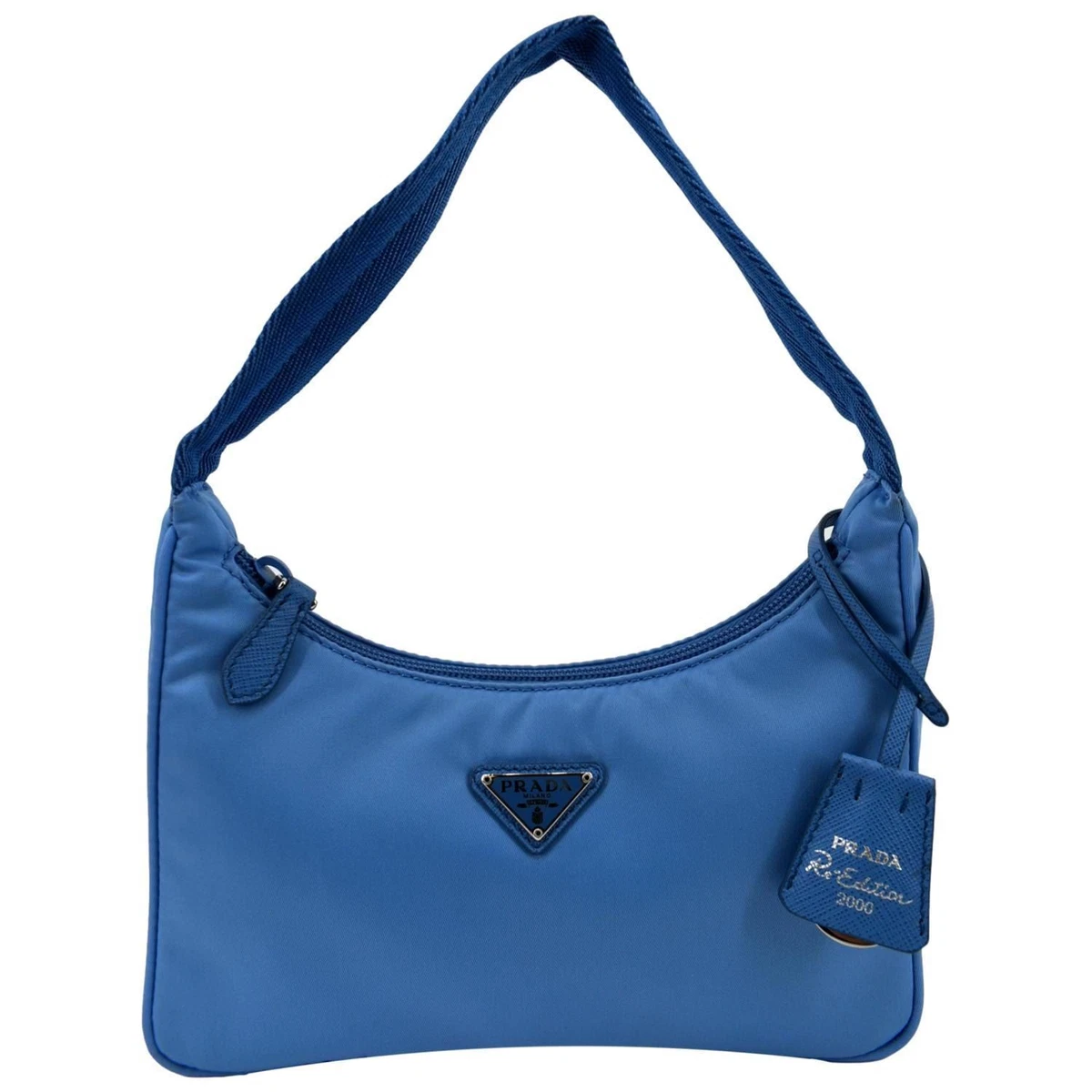 PRADA Re-Edition 2000 Nylon Shoulder Bag Blue | eBay