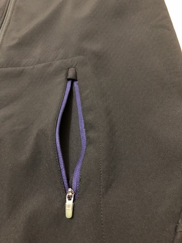 ISC Port Adelaide Power Mens Jacket Large New w/o Tags Light Coat w/ Hoody Black - Picture 7 of 12