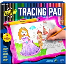 Light Up Tracing Pad for Kids - Arts & Crafts Writing Drawing kit for Girls, Boy