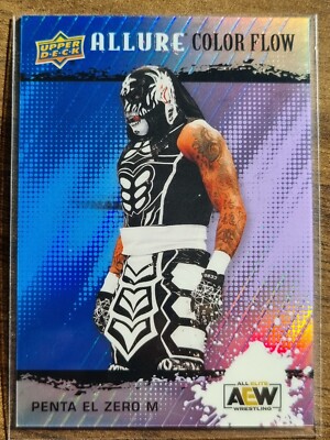 2022 AEW Penta El Zero M Blue Purple Color Flow /199 ALLURE Trading Card #86245