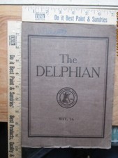 the delphian Moses brown school Providence Rhode Island may 1916