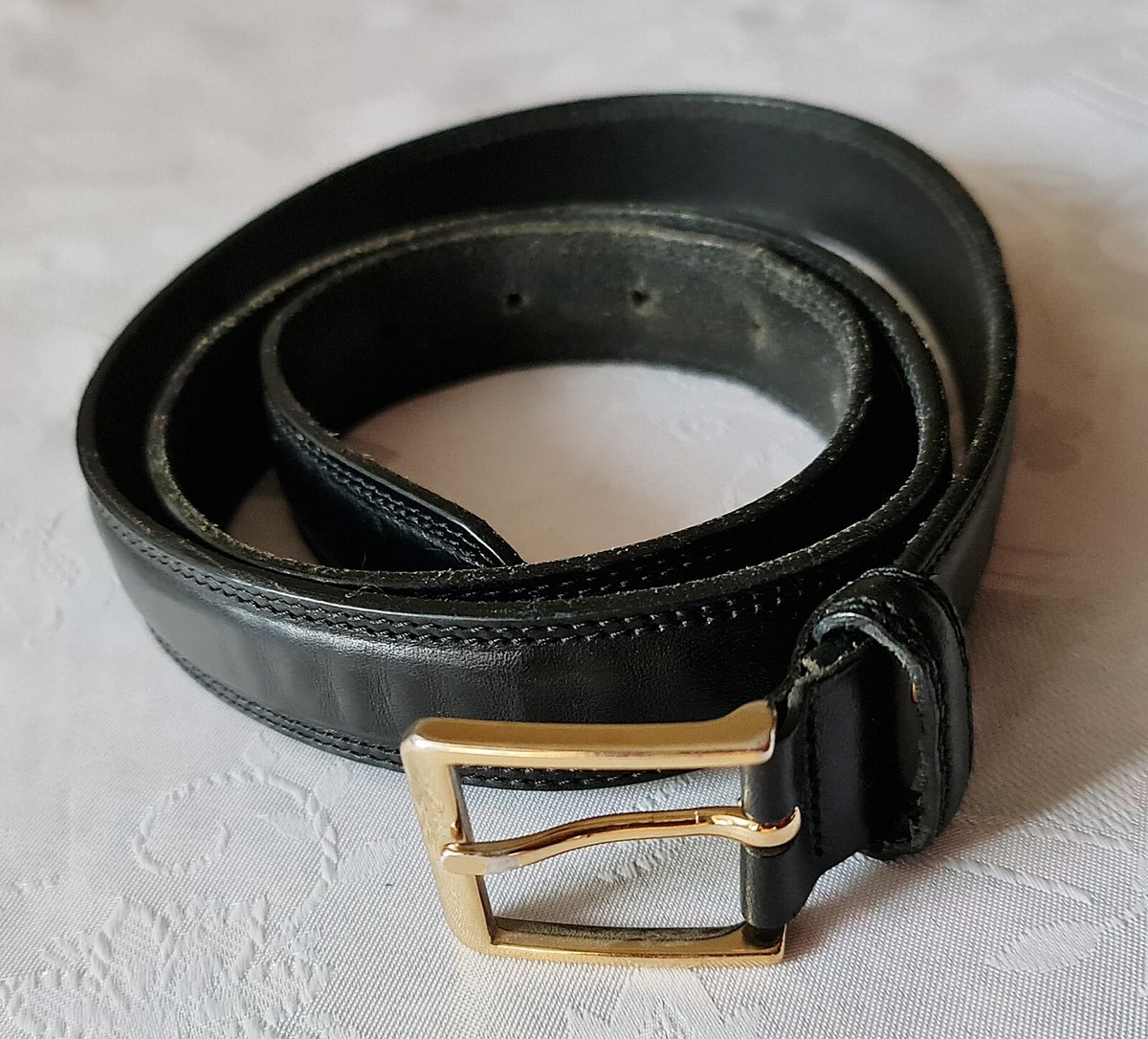 VINTAGE AUTHENTIC ITALY PHILIPSONS BLACK GENUINE LEATHER  display picture 1
