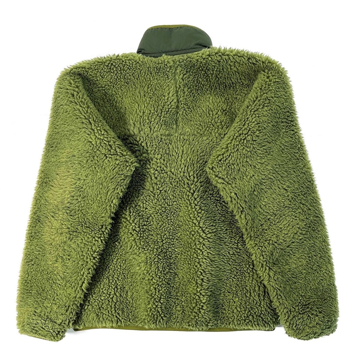 Vintage Patagonia Retro X Deep Pile Fleece Cardigan Jacket Mens S Small Green 04