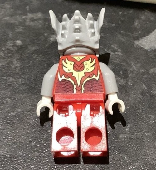 Lego Legends of Chima loc089 Worriz Minifigure - Fire Chi & Armour 70145 70147, photo 3 of 5