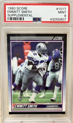 1990 Score Supplemental Emmitt Smith #101T MINT PSA 9