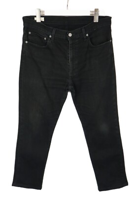 LEVI'S 511 Premium Big E Jeans Herren W36/L27 Slim Fit Logo Denim Schwarz