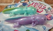 Fling Figures Squishy Ja-Ru Flyin' Axolotis Ugly Cute Animal Sretchy Toy 2 pack