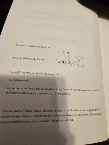 Scorned Prince Book 1 Of The Ringdweller Series Signed - Picture 4 of 5