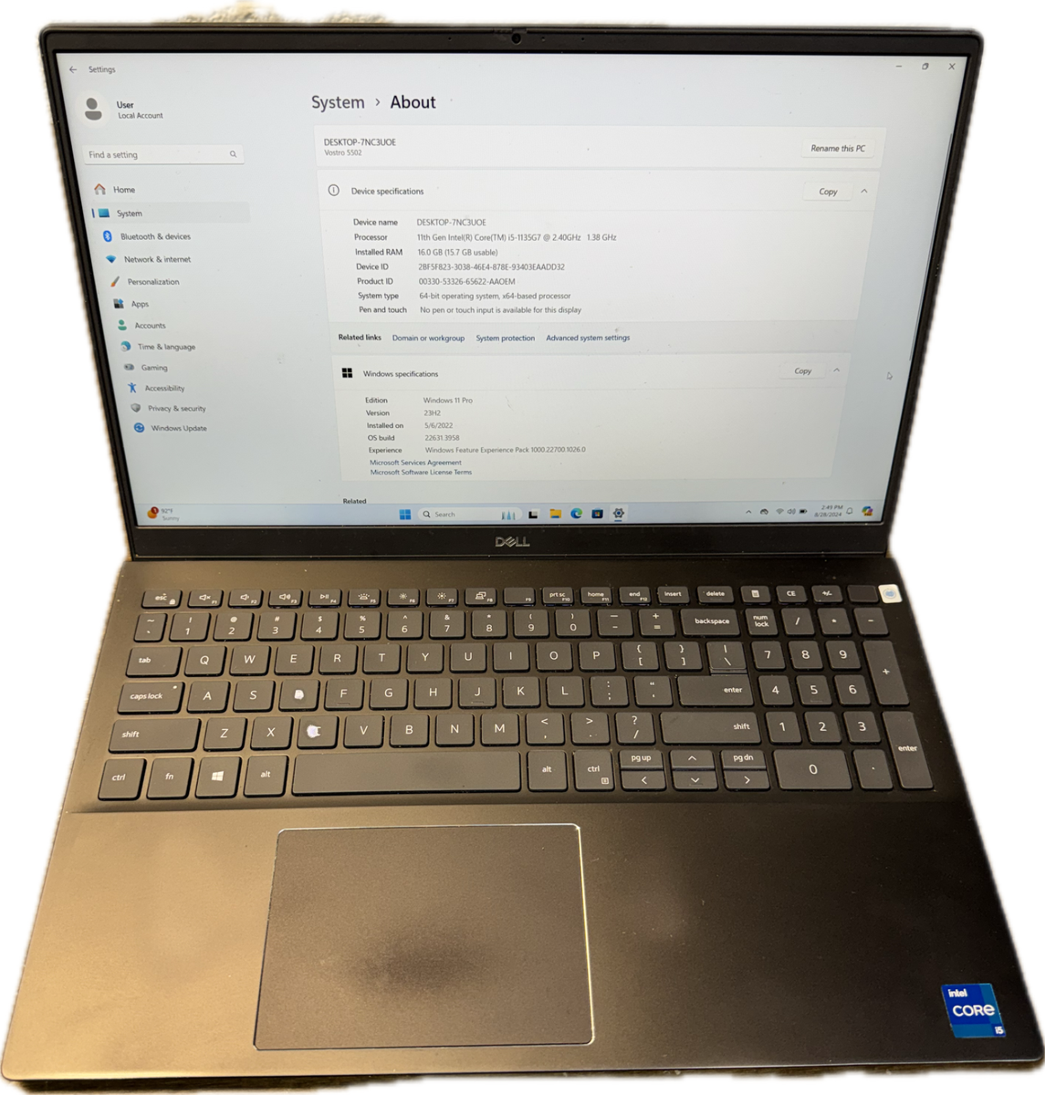 Dell Vostro 5502 11世代 i5‐1135G7 16GB FHD Vostro 5502 Laptop | Dell USA