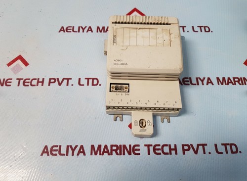 Abb ao801 3bse020514r1 analog output module pr: H