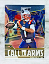 2021 PANINI PLAYOFF FOOTBALL #CA-CNE CAM NEWTON CALL TO ARMS (PATRIOTS)