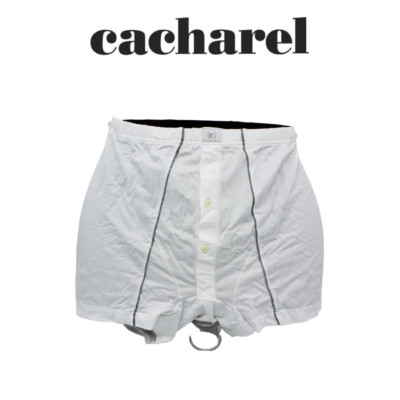 Boxer briefs, (cotton/fibers), men white 3315 Cacharel Homme