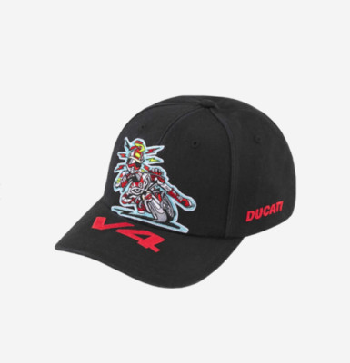 Supreme®/Ducati® 6-Panel Cap Black Supreme x Ducati 6-Panel Black - 24SS | eBay