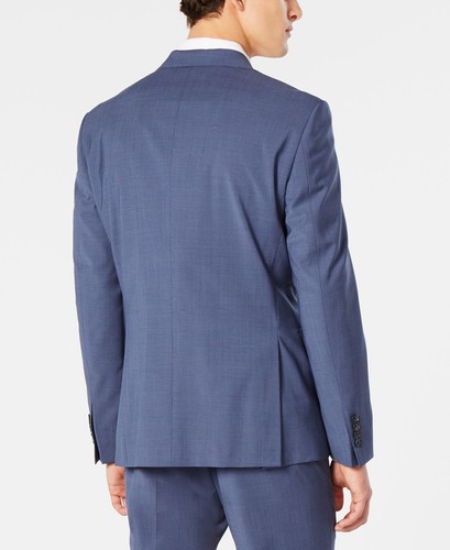 Dkny Men’s Modern-Fit Stretch Mini-Check Suit Jacket (Navy, 40 T/L39.5) - 第 2/3 張圖片