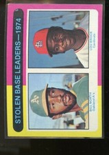 1975 TOPPS #309 STOLEN BASE LEADERS EX+ E013772