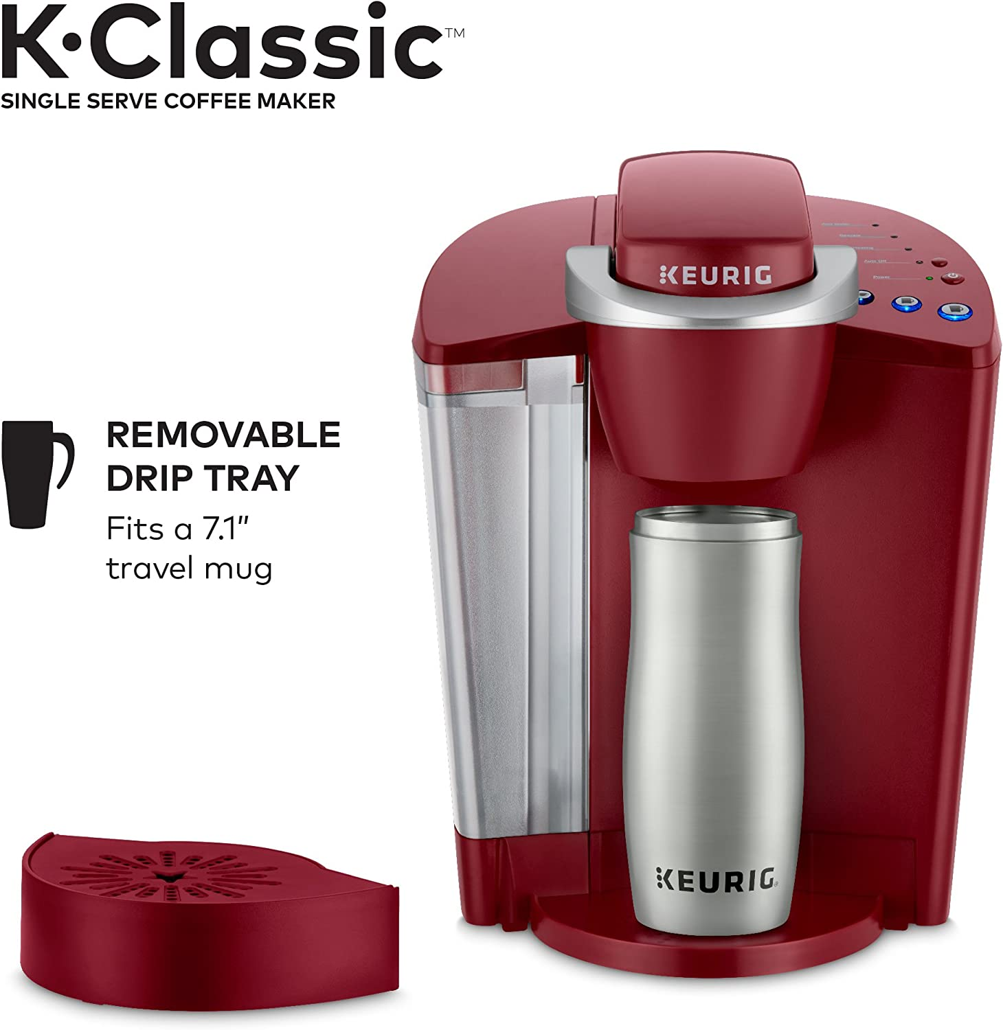 Keurig KClassic Coffee Maker • Brews 6 oz., 8 oz., and 10 oz. sizes