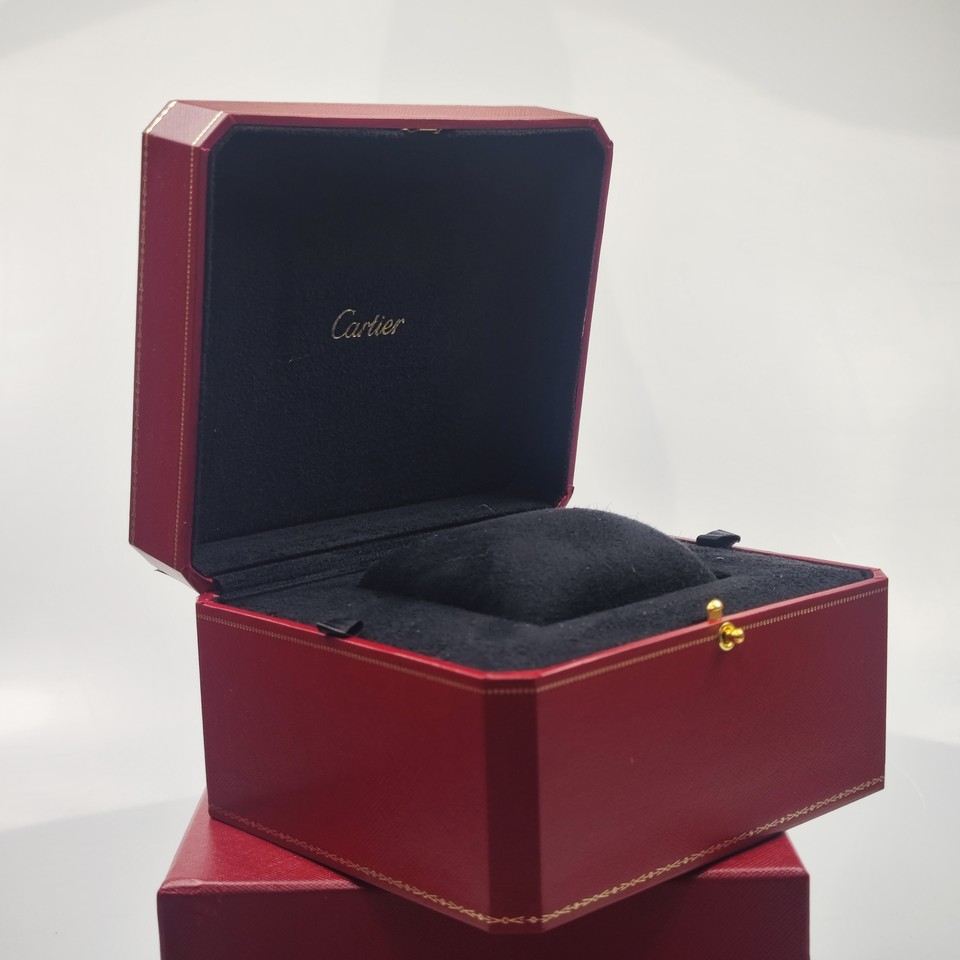 Cartier watch box two manuals set Valentine's Day gift red watch case
