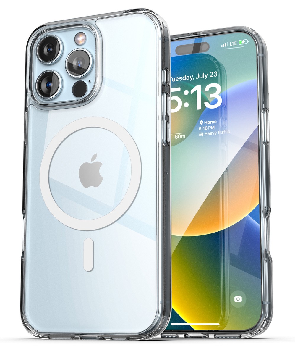 iPhone 16 Pro Max Clear Magsafe Case with Ring | eBay