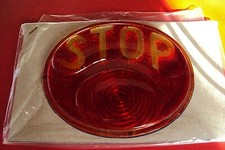 Feu STOP en verre gravé