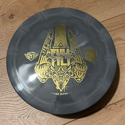 Discmania Tilt - Dark Grey - Gold Stamp - NEU - Simon Lizotte Limited Edition