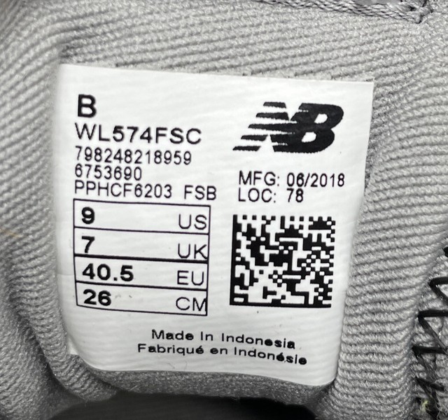 Size 9 - New Balance 574 Grey for sale 