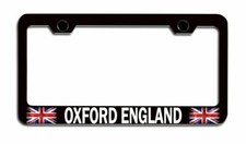 Oxford England British England Steel License Plate Frame Can Be Personalized