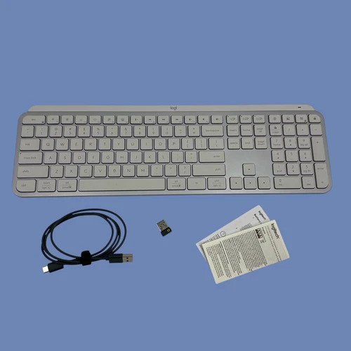 Wireless Keyboard Logitech Model MX Keys S Color Pale Gray #UF7857 (TC)