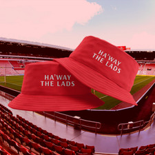 SUNDERLAND HA'WAY THE LADS Football SAFC - RED - Bucket Fishing Hat
