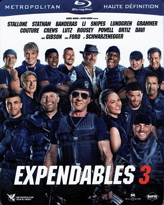 BLU RAY - EXPENDABLES 3 - Sylvester Stallone