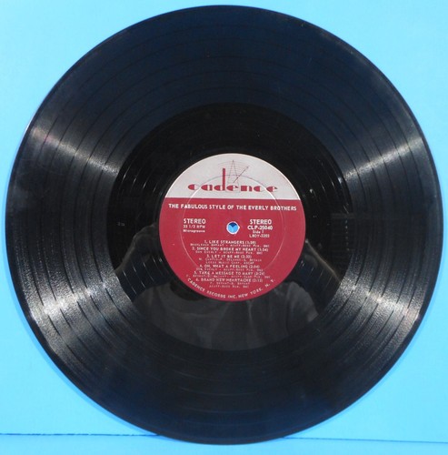 THE FABULOUS STYLE OF THE EVERLY BROTHERS LP 1960 NICE CONDITION VG/VG+!!A - Picture 3 of 6