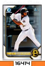 1-2022 BOWMAN CHROME 1st REFRACTOR MAIKOL ESCOTTO PIRATES 316/499 CARD#BCP-52