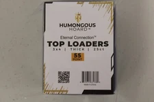 (25) Humongous Hoard 3" x 4" Premium Eternal Connection 55Pt Thick Top Loaders