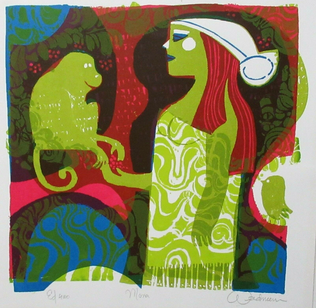 DAVID WEIDMAN "MONA" HAND SIGNED LIMITED EDITION LITHOGRAPH | eBay