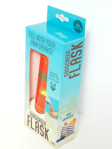 Sunscreen Lotion Flask Water-Resistant Oil-Free Beverage Container EVRIHOLDER A2 - Picture 5 of 5