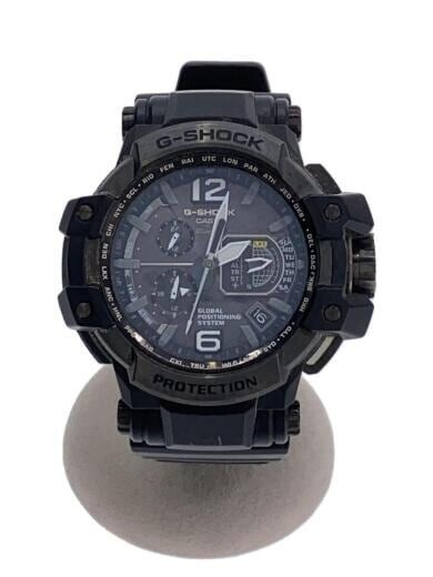 CASIO GPW-1000T-1AJF Black Case: 4.8 ×5.5cm Watch JAPAN USED