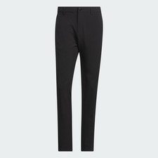 Adidas Mens Golf Pants Flat Front Tapered Bla...