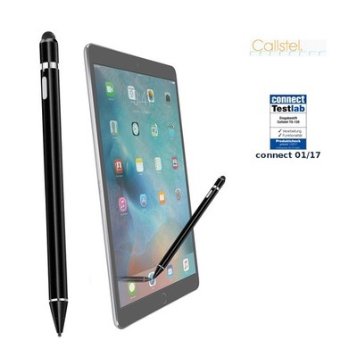 Callstel Aktiver Touchscreen-Eingabestift mit integr. Akku, auch für iPad Pro