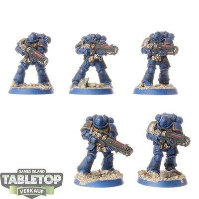 Space Marines - 5x Primaris Hellblasters - bemalt