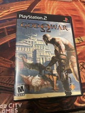 God of War (PS2 PlayStation 2) Black Label Complete In Box CIB - Near Mint