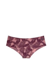 Victoria's Secret PINK No-Show Cheekster Panty Maroon Palm
