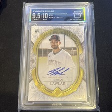 2024 Topps Transcendent Jordan Lawlar Rookie (RC) Auto /25 Arena Club 9.5