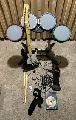 PS3 PS4 Rock Band Schlagzeug + Gitarre - Playstation 3 & 4  