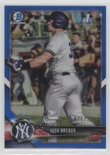 2018 Bowman Draft Chrome Blue Refractor 76/150 Josh Breaux #BDC-57 2r8
