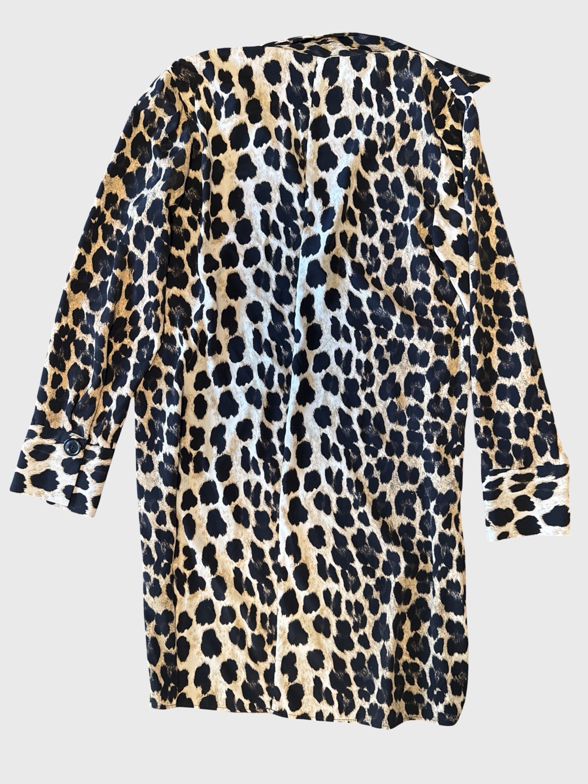 ZARA BASIC Leopard Print Tunic Blouse Women’s Sma… - image 2