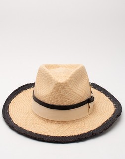 RRP€324 NICK FOUQUET Woven Fedora Hat Size S Bow Sweatband
