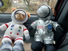 Smithsonian Institution NASA Apollo 14 Plush Spacesuit Astronaut Bear Chimp