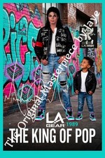 MICHAEL JACKSON VINTAGE 1989 LA GEAR SHOES SUPER REAR POSTER