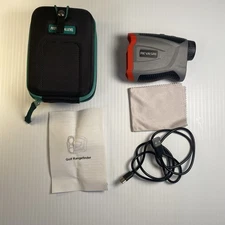 Revasri Golf Laser Slope Rangefinder USB C Rechargeable, Magnetic Side Mount