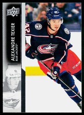 2021-22 Upper Deck Alexandre Texier #306 Columbus Blue Jackets